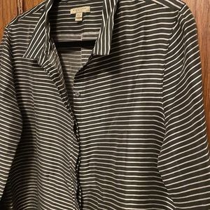 Burberry Brit striped SZ large women’s button up
